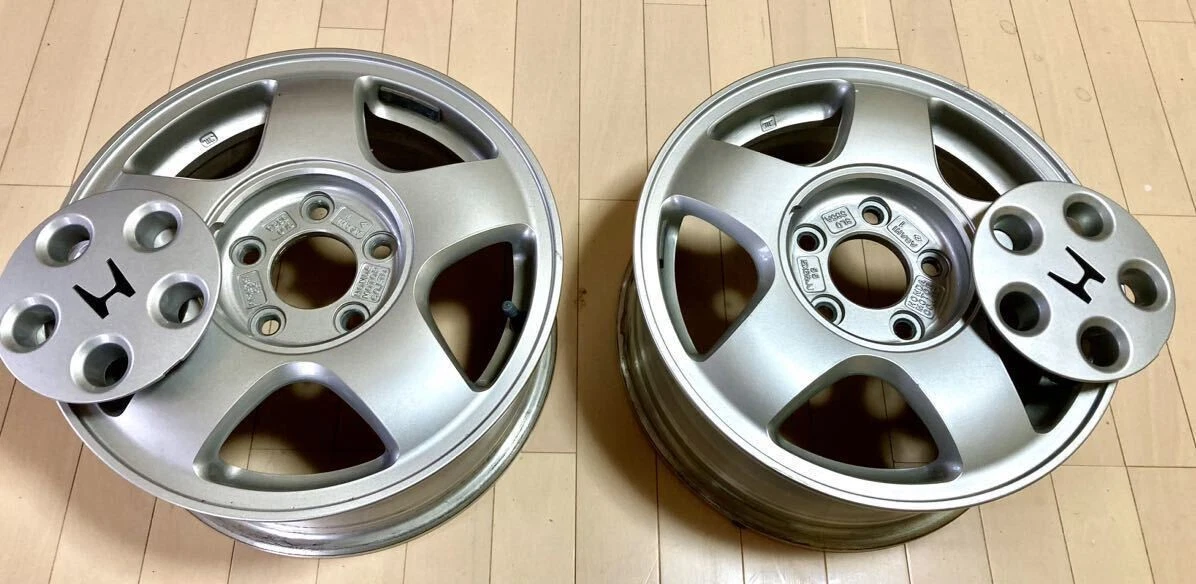 JDM Genuine HONDA NSX NA1 wheels 2-piece set. 6.5/8J-15/16 PCD114.3 5- No Tires - Image 2