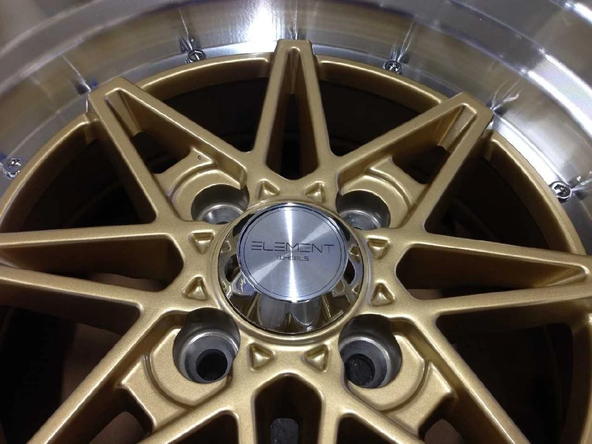 JDM Undriven CH1403 / Imported 15-inch 4-pack set 15x8J 4H PCD100 OFF+ No Tires - Image 4