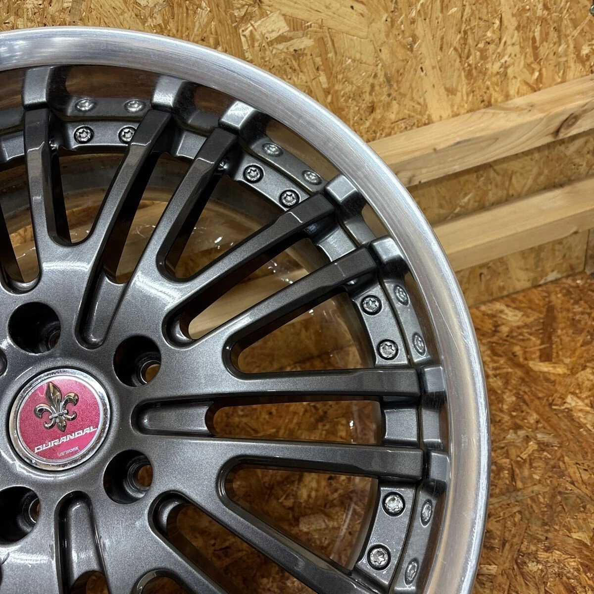 JDM Rare WORK Durandal DD2 deep rims 19x8.5J+25 120/5-lug for Lexus LS No Tires - Image 9