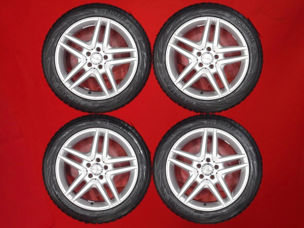 JDM 4-Book Set for Mercedes-Benz Yokohama IceGuard 7 iG70 255/45R18 99 No Tires