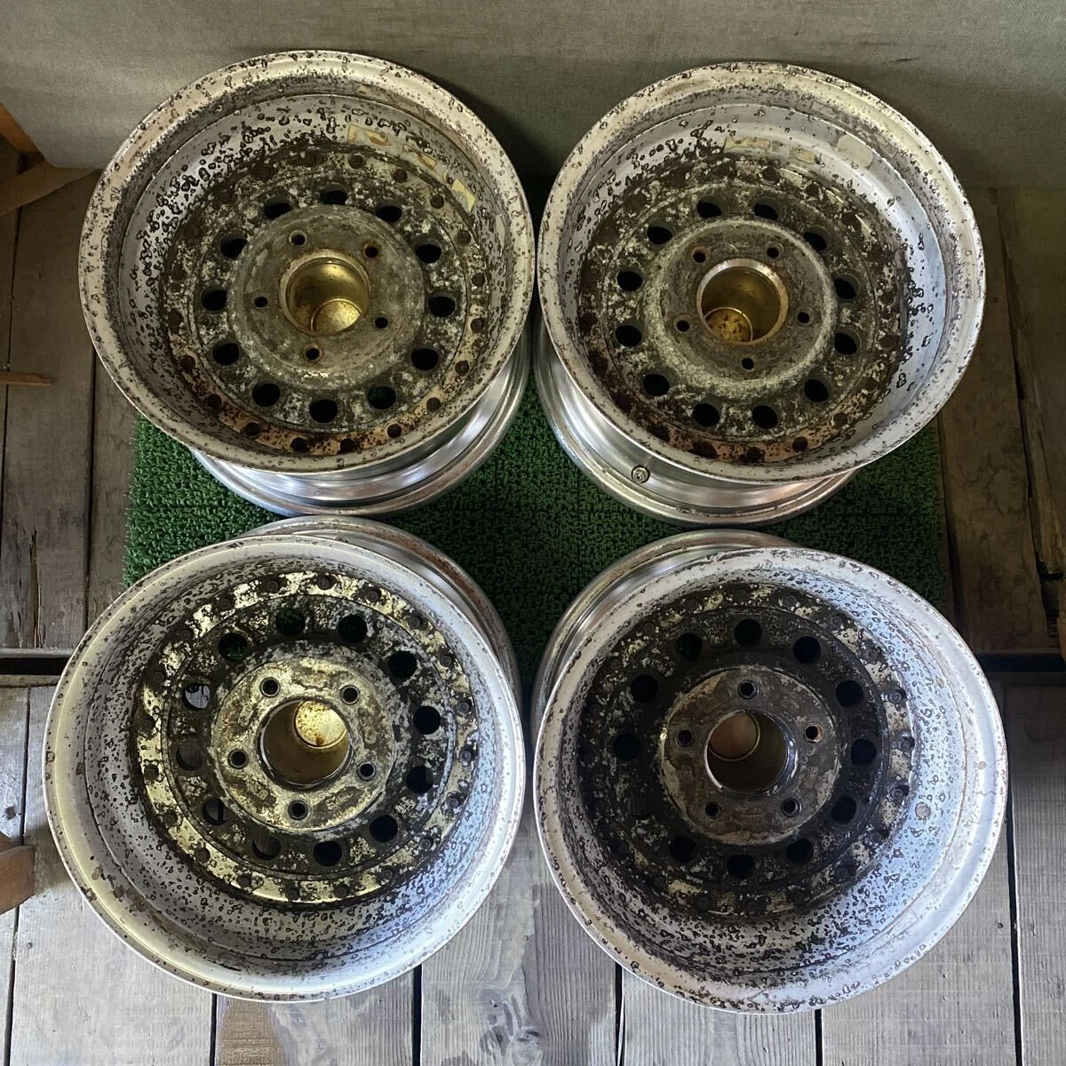 JDM Deep-rim Hurricane Racing Wheels ENKEI 1616x8J-26 PCD: 127-5H 78mm No Tires - Image 10