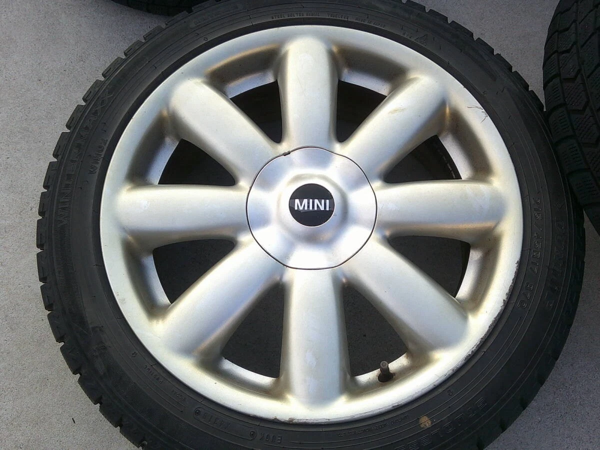 JDM Genuine BMW Mini 17 Aluminum Wheels 4-Bolt Pattern 7J x 17 +48 PCD No Tires - Image 2