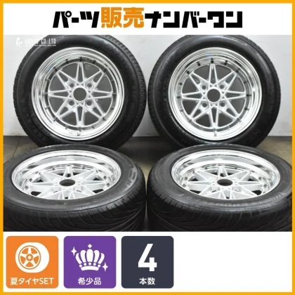 JDM Deep Lip WORK Equip03 4Wheels No Tire 15x7.5+16 8.5+13 4x114.3