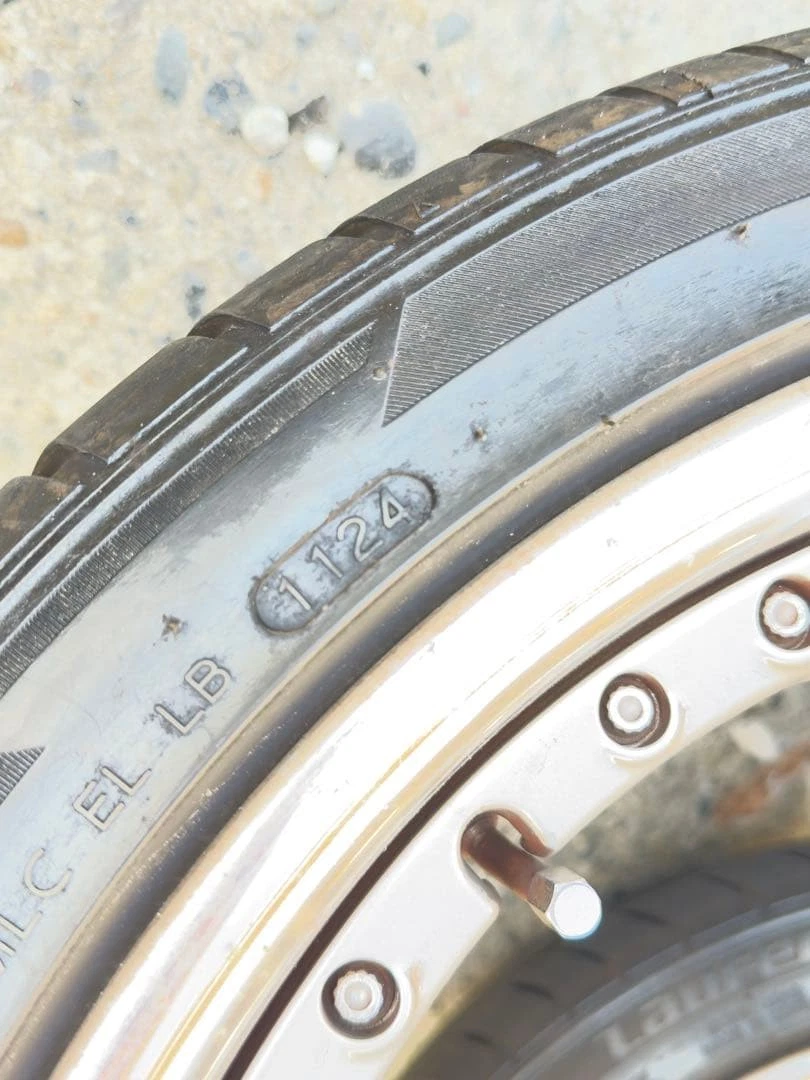 JDM 19-inch AME Moderato Excellent 114.3 8j wheels made in Japan No Tires - Image 9