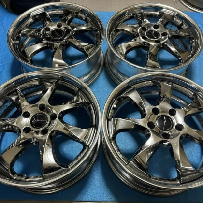 JDM SSR Speedster Vienna LR-7 1818X7.5J +48 PCD 114.3/5H Used 4-wheel No Tires