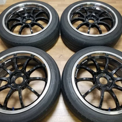 JDM Rare 188J +48 PCD112 ADVAN Racing RS-D wheels for Audi TT 8K serie No Tires