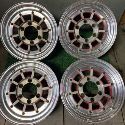 JDM SPEED STAR Wheels old car SSR 1515x6J Offset; +7 PCD; 139.7-6H Hub No Tires