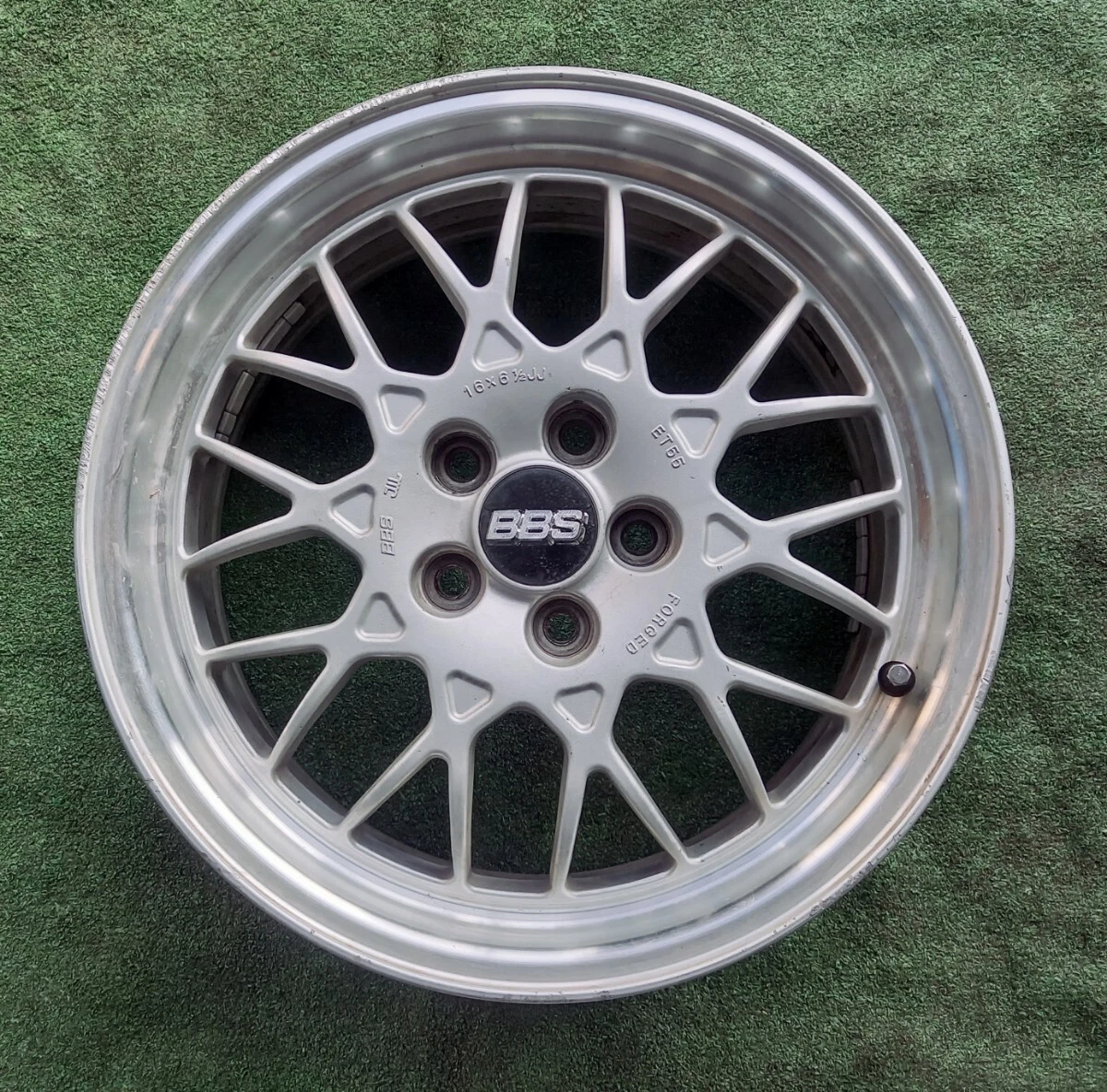 JDM Part Number N7807-200 BBS Forging Aluminum Wheels 16x6.5J PCD100 5 No Tires - Image 2