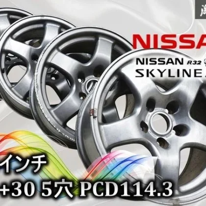 JDM Genuine Nissan BNR32 Skyline GT-R FORGED 05U20 168J +30 5-hole PCD No Tires