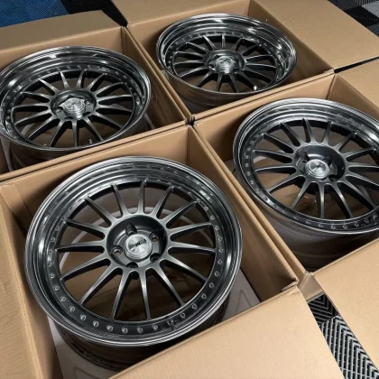 JDM TANABE SSR Professor TF1 209J+29/+24 PCD114.3 Titanium Silver whee No Tires