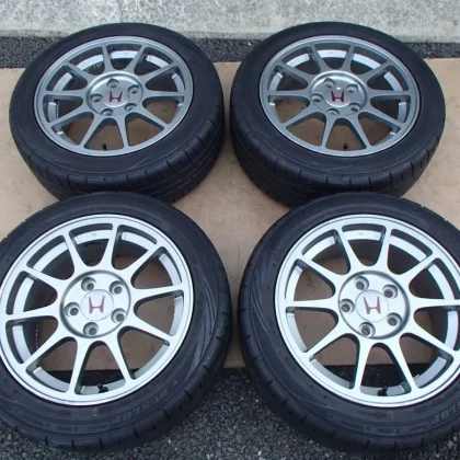 JDM Honda Integra Type R R38 98SPEC OEM Aluminum Wheels 205/50R16 with No Tires