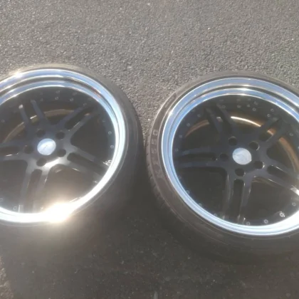 JDM Rare size deep rim step rim rear WORK GNOSIS GS2 19-inch 10J +25 1 No Tires