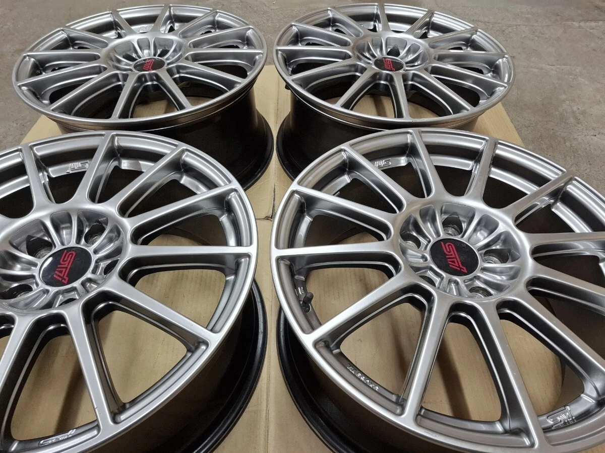 JDM Superb Condition Subaru Impreza WRX STI Spec C TypeRA Genuine 17 W No Tires - Image 7