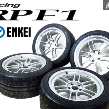 JDM Rare ENKEI RPF1 189J +35 10J +38 PCD114.3 5H 5-lug wheels 4-piece No Tires