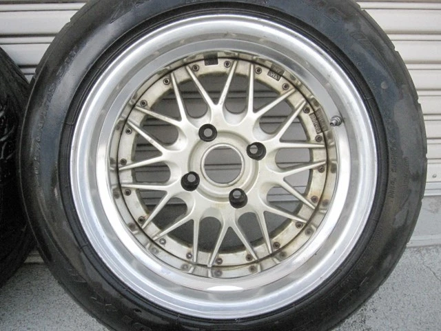 JDM Deep Rim Speedster Doridori Mesh 9.5J+5 114.3 4-Hole 152Book RE01R No Tires - Image 6