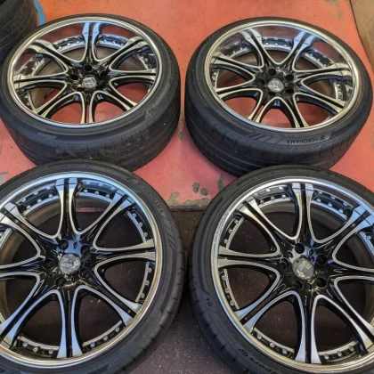 JDM High-quality Leonhardt deep-rim fins for Cima Fairlady Z33 Z34 40 No Tires