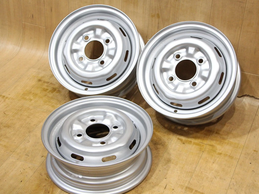 JDM B794 Nissan Genuine 12x4J+45 PCD114.3 73mm Hub Diameter 3Book Iron No Tires - Image 5