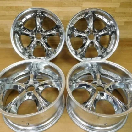 JDM 15-782 Ultra-deep rims Amistad BRIGHT 19-inch wheels 9.5J+29 8.5J No Tires