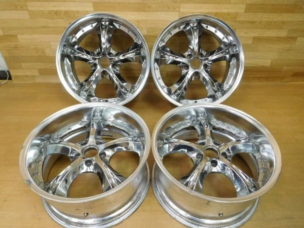 JDM 15-782 Ultra-deep rims Amistad BRIGHT 19-inch wheels 9.5J+29 8.5J No Tires
