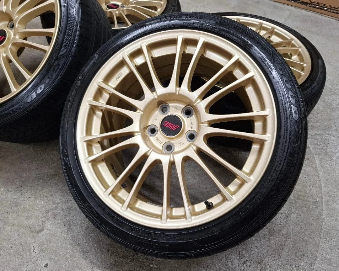 JDM Subaru WRX STI genuine BBS wheels and tires 4Book forging BBS No Tires - Image 8