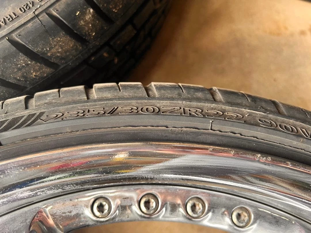 JDM 22work LS 105 plated deep rim rare work No Tires - Image 2