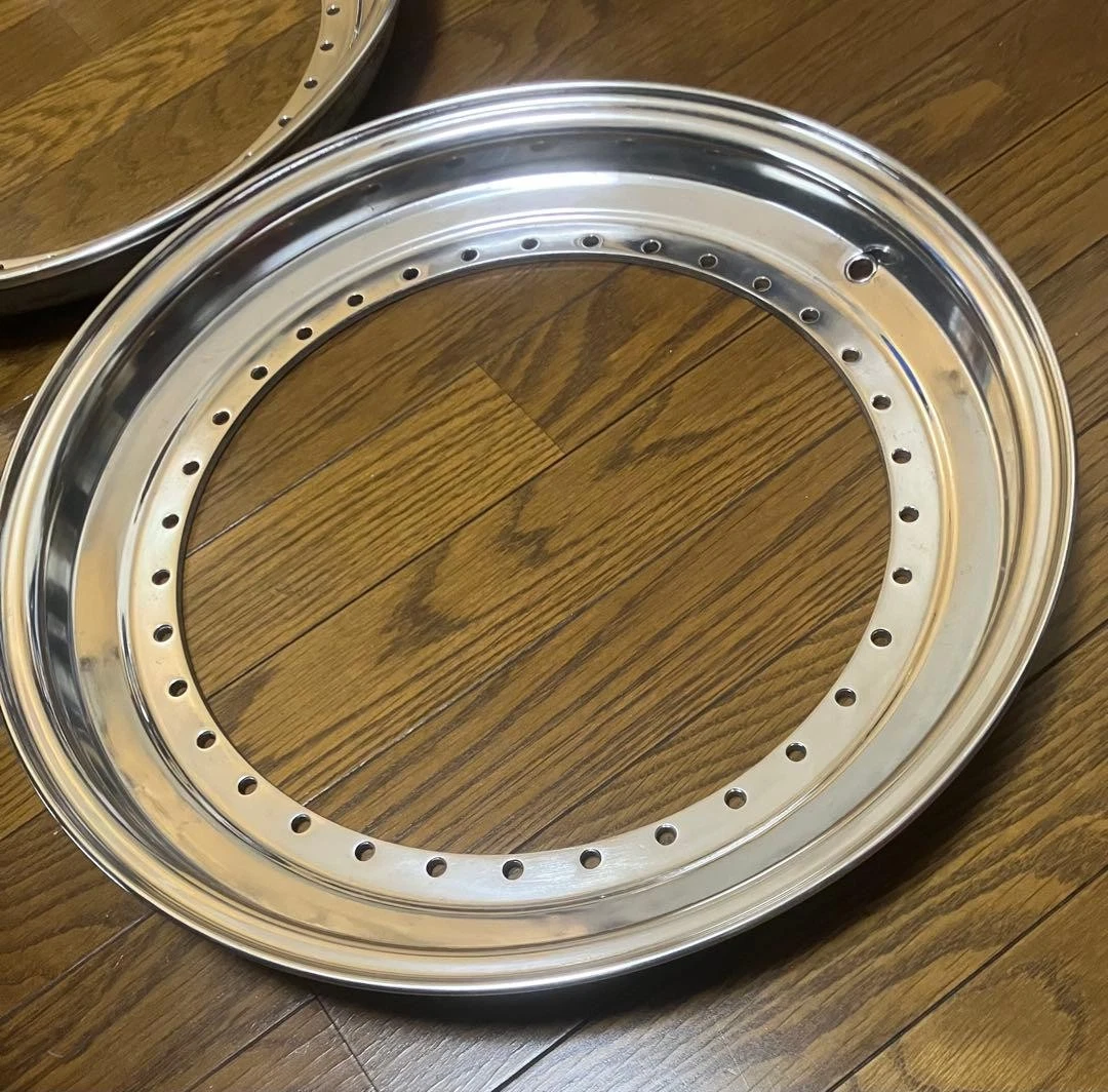 JDM BBS 17inch 1.5J genuine outer lip 2 pieces① No Tires - Image 6
