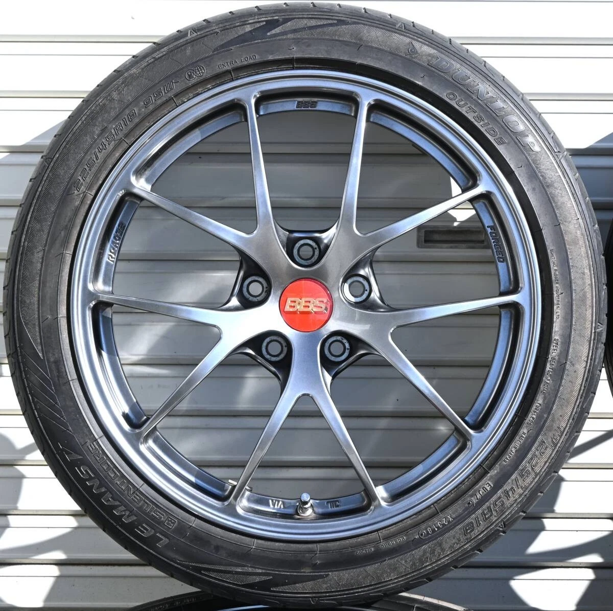 JDM BBS RI-A 18x8.0J+45 PCD114.3 5H RI-A032 GR Yaris Levorg Layback Ve No Tires - Image 3