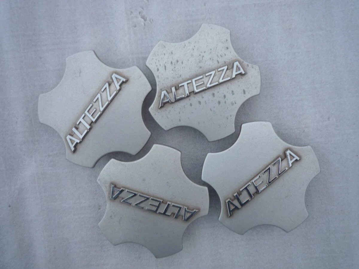 JDM Genuine Toyota Altezza Wheel Center Caps 4 Individual No Tires - Image 3