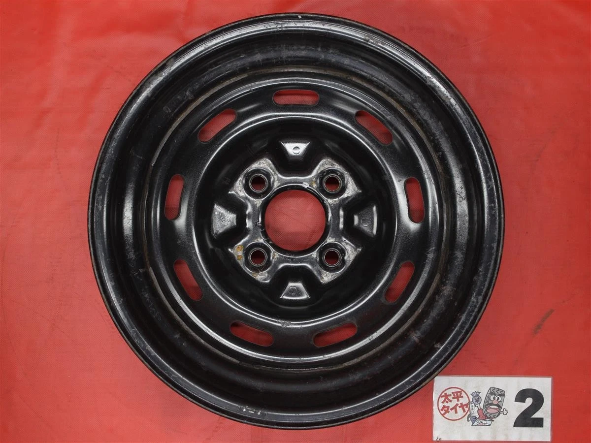 JDM Rare Item 4-Book Set Nissan Skyline R30 Genuine Steel Iron Wheels No Tires - Image 9