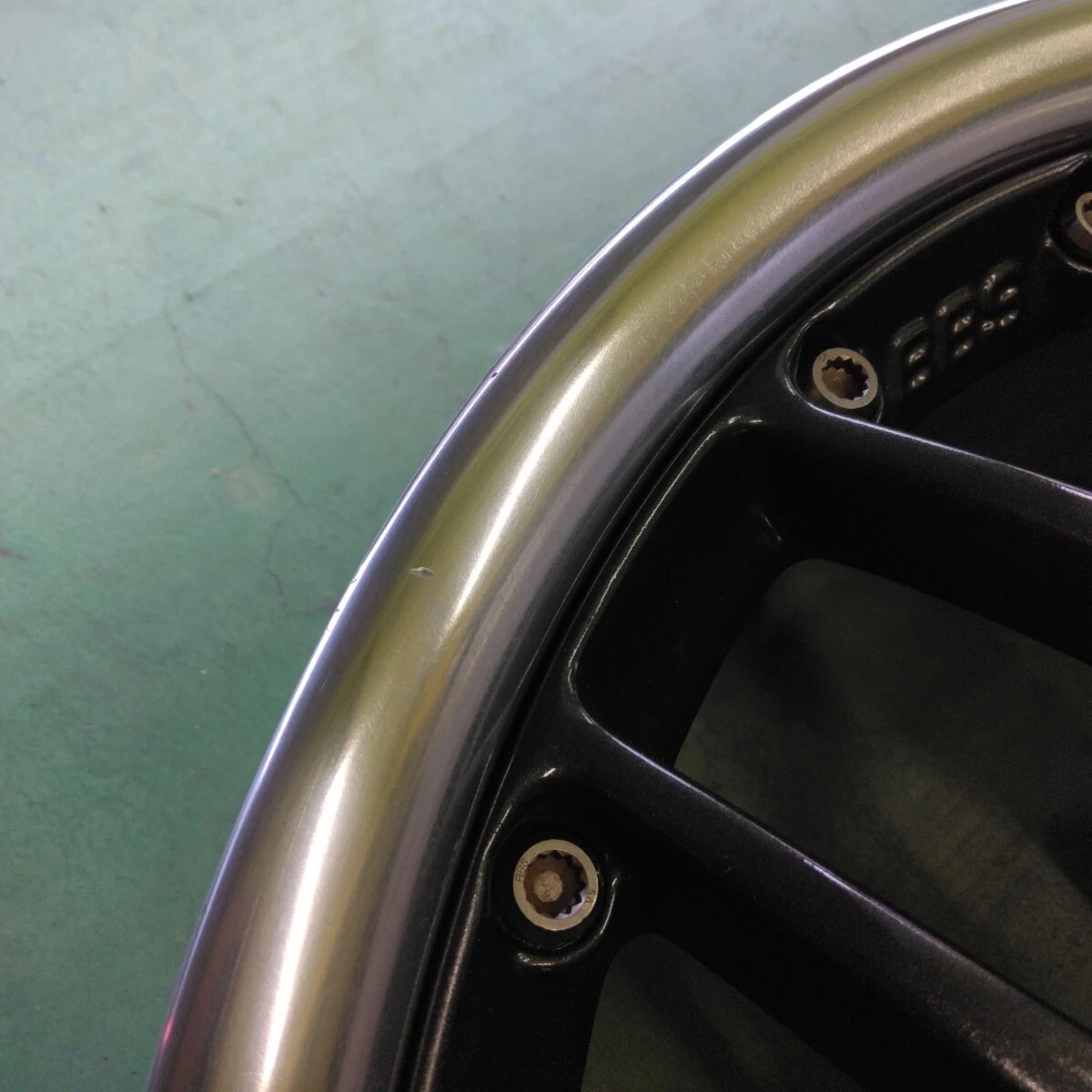 JDM Genuine VW BBS RS764 rim polish specification gunmetal discs 4H 16 No Tires - Image 8