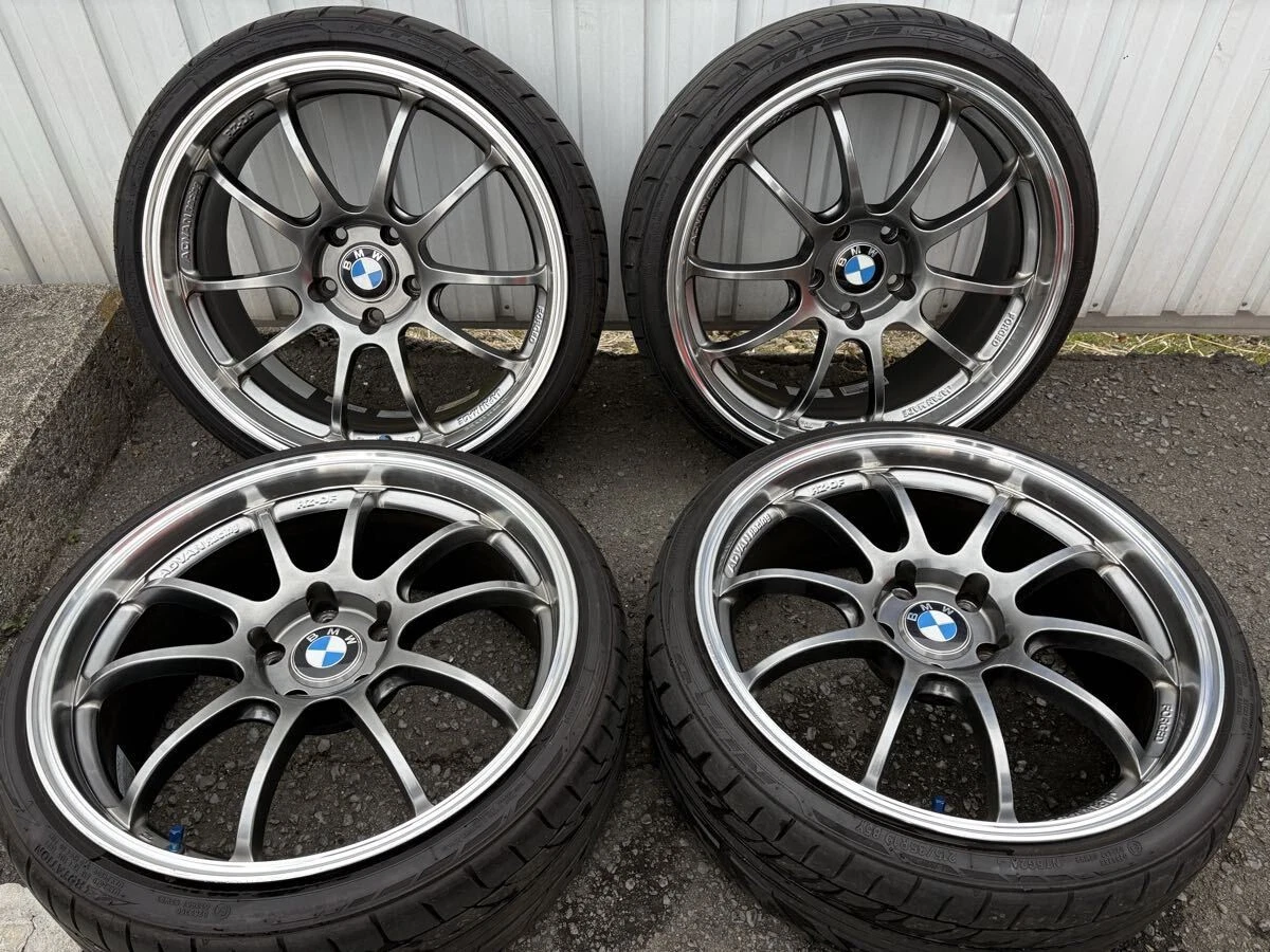 JDM ADVAN Racing RZ-DF 198.5J+35 5-lug PCD120 wheels and tires 4-book No Tires