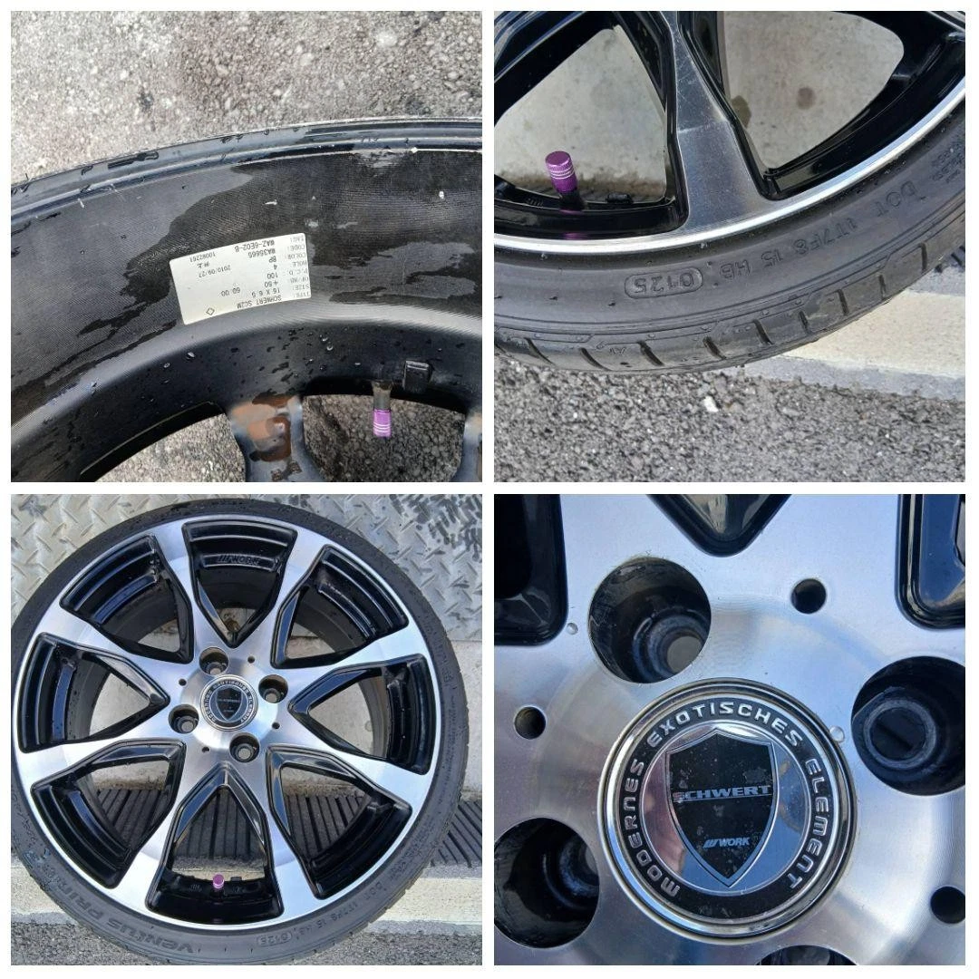 JDM WORK 164-hole 165/40R tire and wheel set No Tires - Image 5