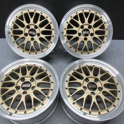 JDM No. 3 Popular Gold BBS LM 17 Supra Crown Mark II Altezza Subaru Le No Tires