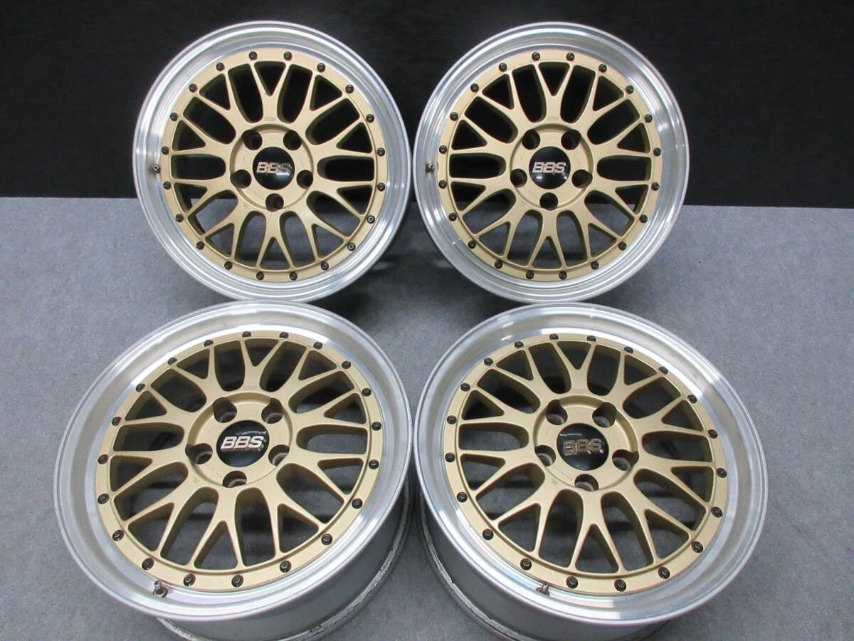 JDM No. 3 Popular Gold BBS LM 17 Supra Crown Mark II Altezza Subaru Le No Tires