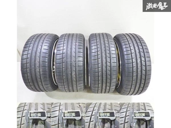JDM SSR Formula Mesh Deep Rim 199.5J +0 10.5J -08 PCD114.3 5-Lug Wheel No Tires - Image 9
