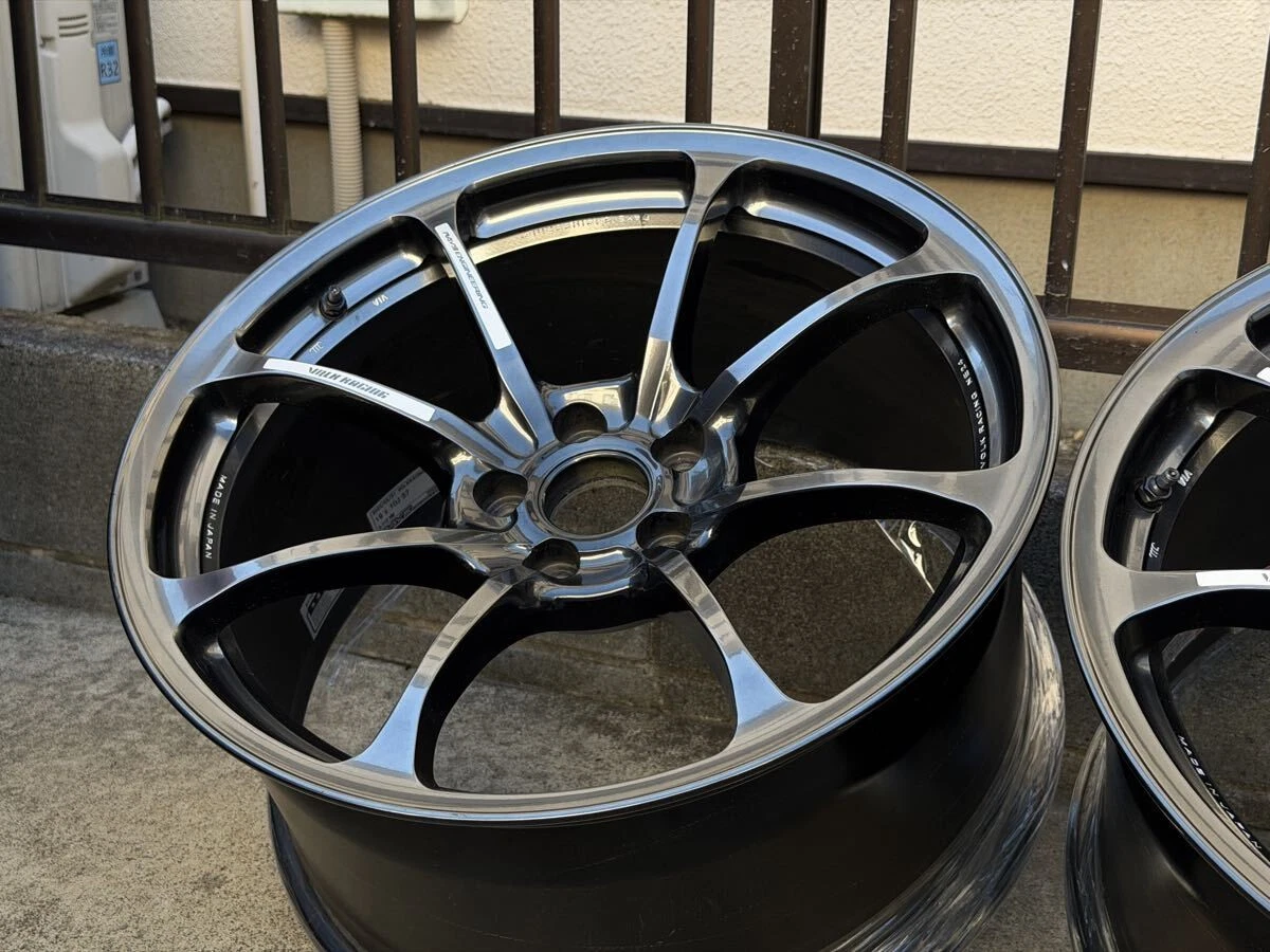 JDM Rare/Size Rays NE24 PCD112 5h 10j 37 194Book 66.6 Used for Audi RS No Tires - Image 6