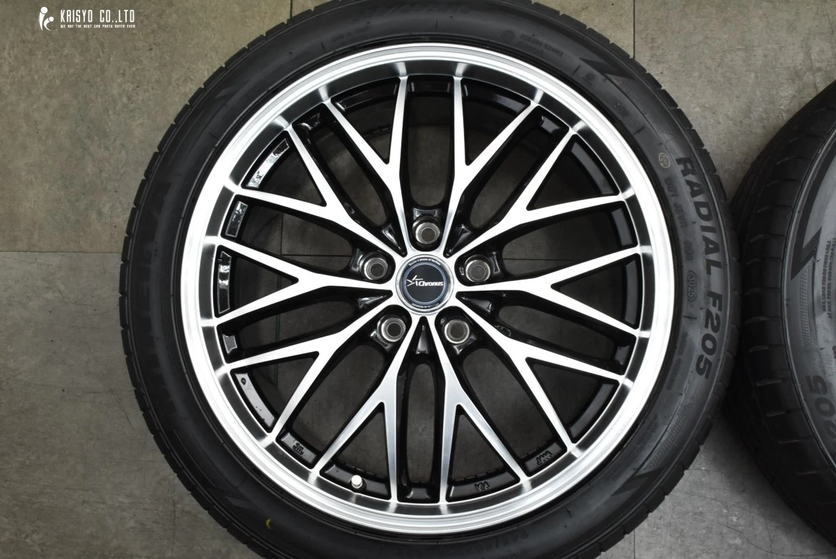 JDM Chronus CH-113 18-inch 8J +42 PCD114.3 Minerva F205 245/40R18 tire No Tires - Image 3