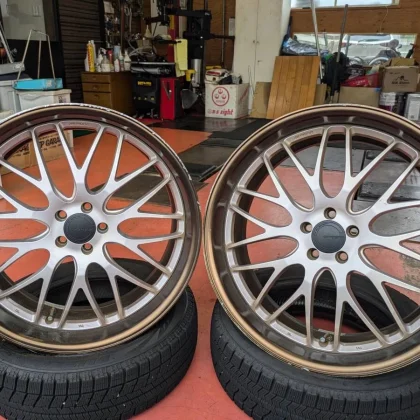 JDM WORK Mesh Wheels Deep Rims 8.5J PCD100 for Prius Wish 86 BRZ Lexus No Tires