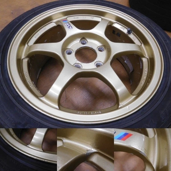 JDM 14-211 lightweight SSR type C TYPE-C 16in 8J +45 7J +42 EK Civic I No Tires - Image 6