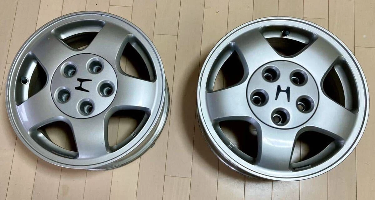 JDM Genuine HONDA NSX NA1 wheels 2-piece set. 6.5/8J-15/16 PCD114.3 5- No Tires