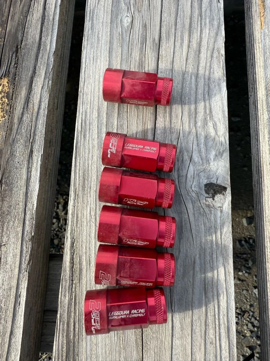 JDM WORK XTRAP 225.50.18-inch 4Book Hiace 6-hole nuts nut caps lock nu No Tires - Image 4