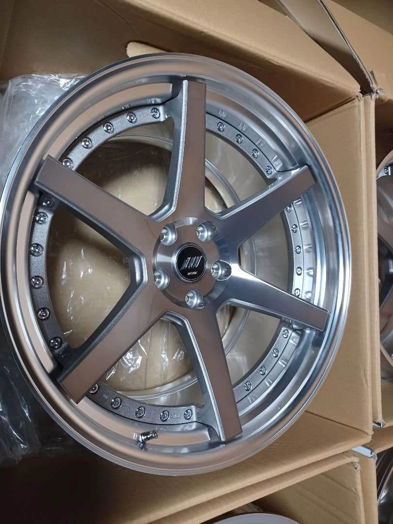 JDM Work Gist ST1 GS IS Mark X GT-R etc. No Tires - Image 5