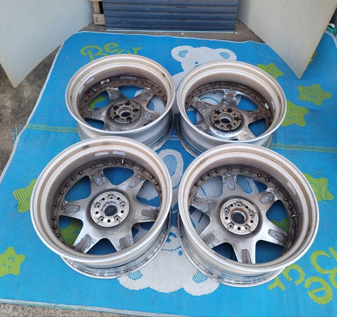 JDM WORK LS406 aluminum wheels 208.5J +38 9.5 No Tires - Image 12