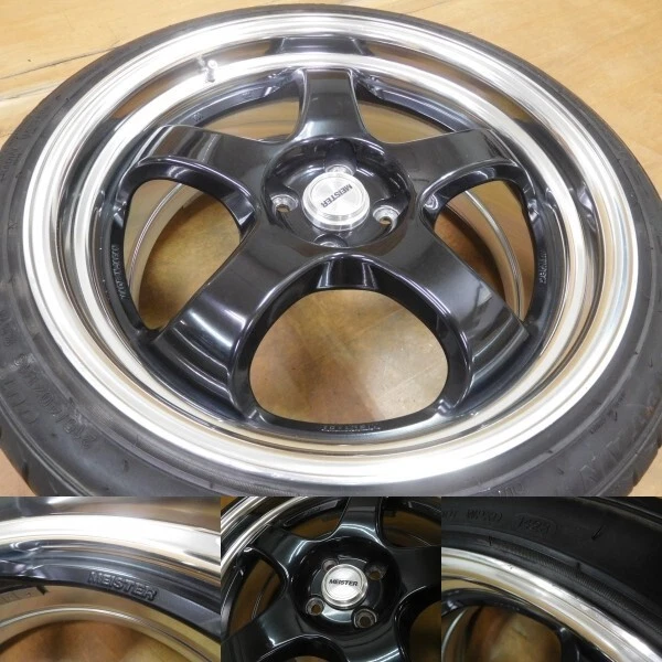 JDM 15-262 Beautiful Deep rim work MeisterS118in 8J +40 7.5J +42 PCD1 No Tires - Image 2