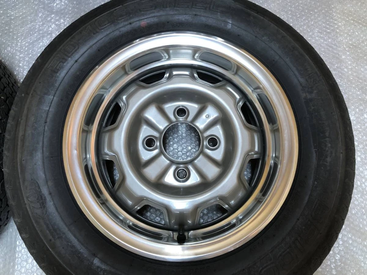 JDM Superb NISSAN DR30 R30 Skyline Genuine 145J Steel Wheel Ring Rim C No Tires - Image 6