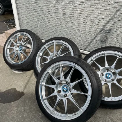 JDM Rare OZ Racing SUPERFORGIATA 19pcd120 Front 8.5j +29 Rear 10j +23 No Tires