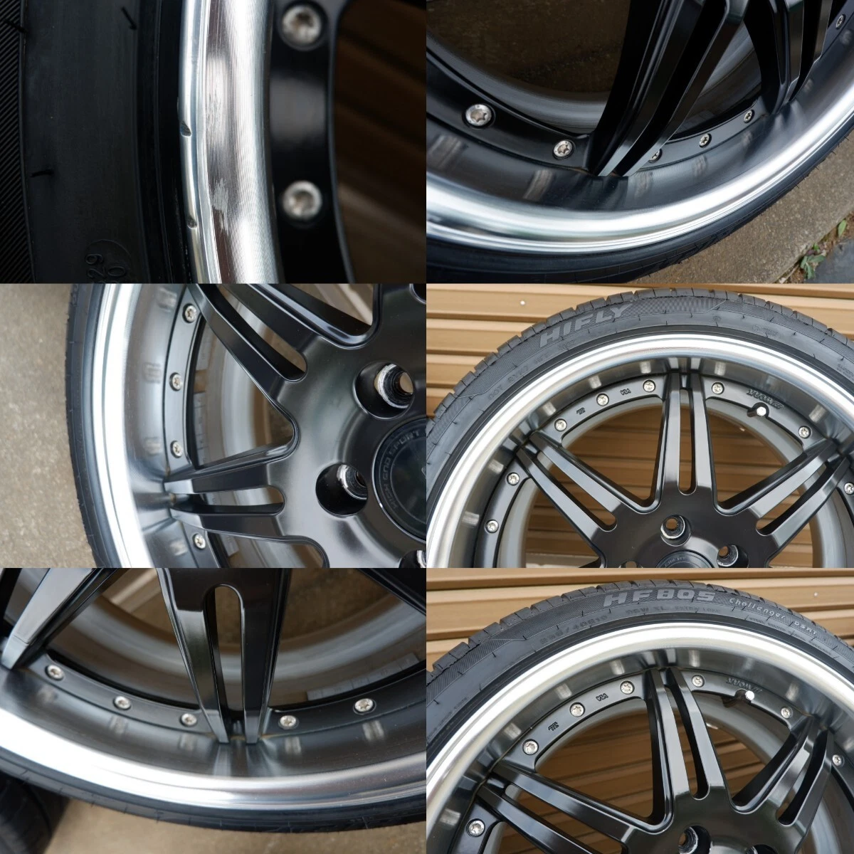 JDM Deep-rim WORK GNOSIS GS5 wheels 198.0J +48 offset 8.5J +43 offset No Tires - Image 6