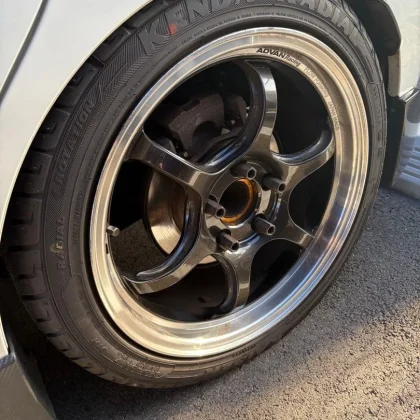 JDM ADVAN Racing ADVAN 8J 7.5J RG-D2 zc33s Wheels 4Book No Tires