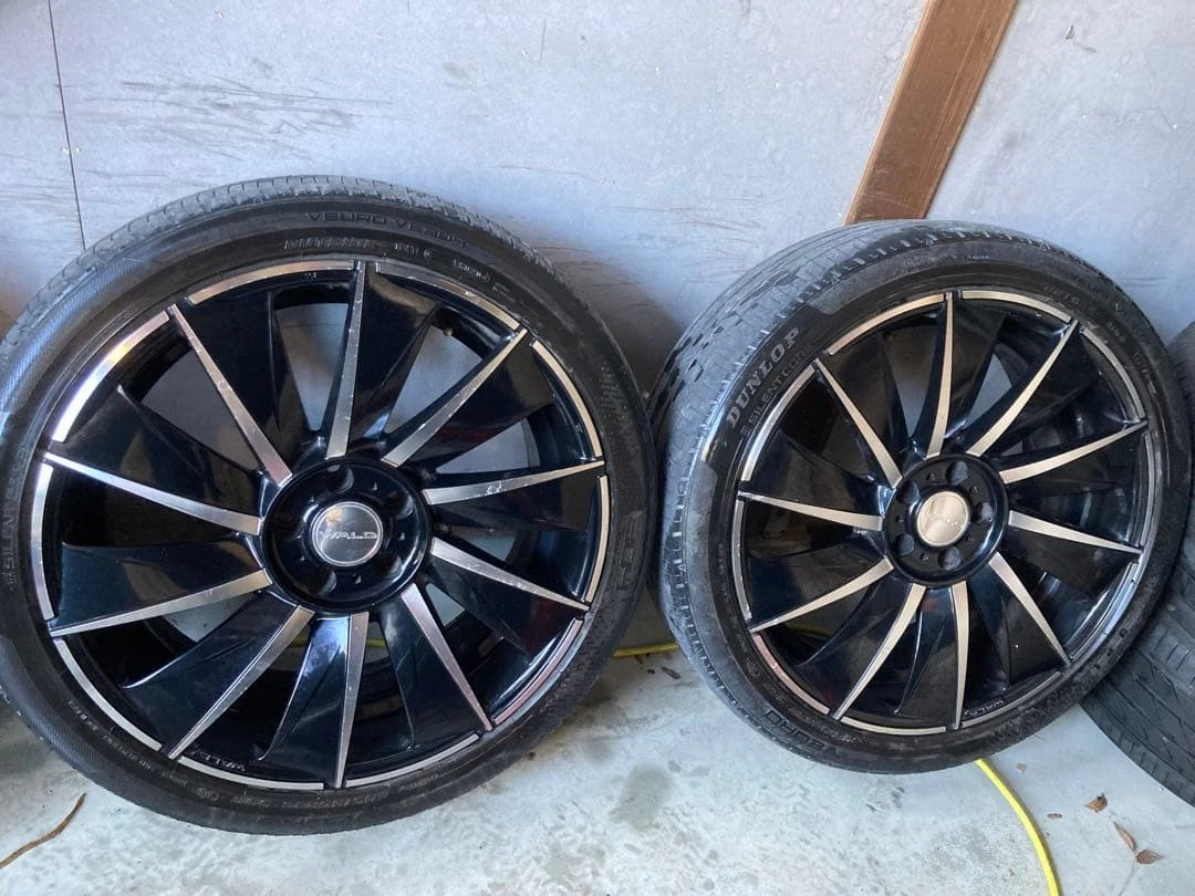 JDM Rare Wald Balcas B11C 20-inch aluminum wheels No Tires - Image 3