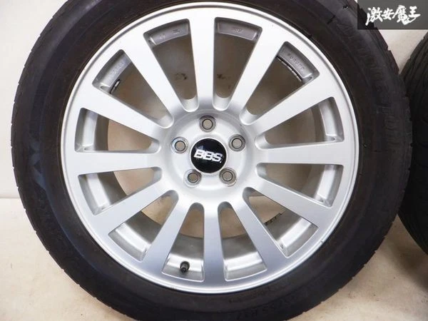 JDM Genuine Subaru OP BBS FORGED wheels 177J +48 PCD:100 5H 5x5 bolt p No Tires - Image 5
